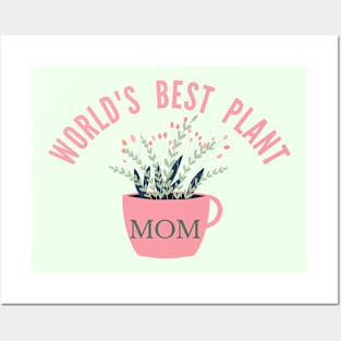 World's Best Plant Mom-Aesthetic Mother's Day Posters and Art